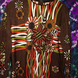 70’s Flower Power Top